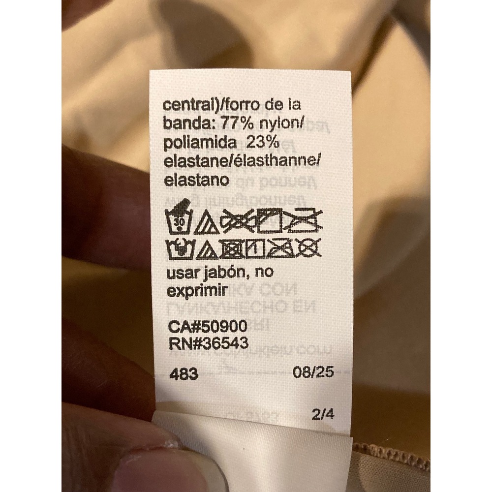 Calvin Klein Invisibles Wireless Bralette Beige QF6753 Size M NWT - Picture 6 of 7